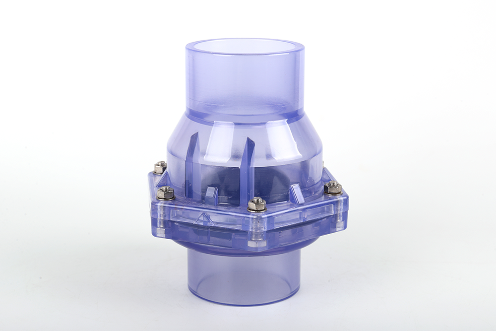 运河透明翻板式止回阀